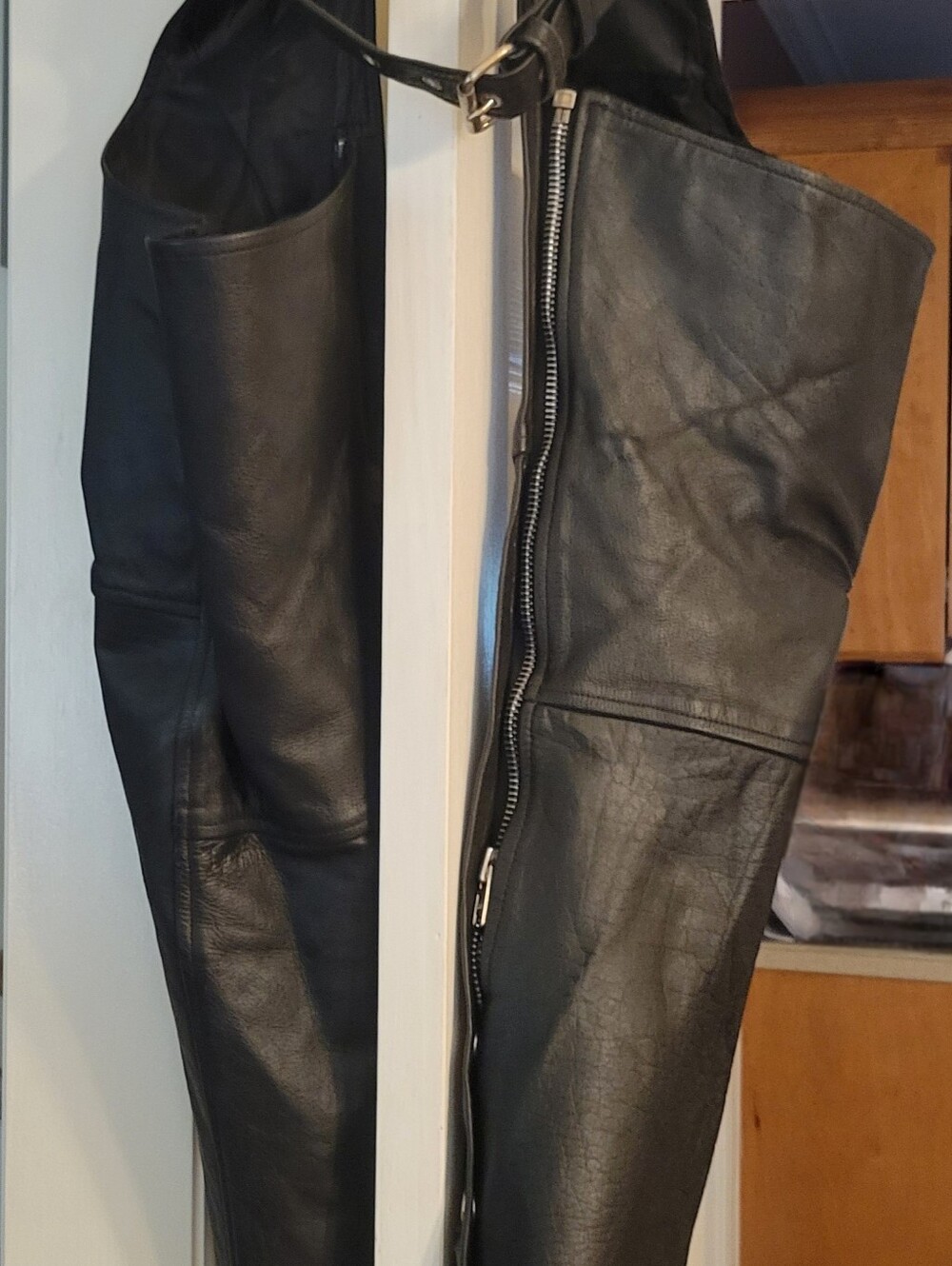 Barneys New York Black Leather Over-the-Knee Boots
